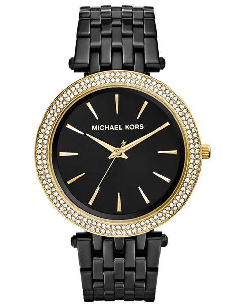 michael kors darci schwarz|michael kors watches.